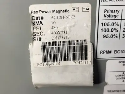 Used BEAVER TVR10S-Q34C Transformers British Columbia CA | Lenmark #1426846