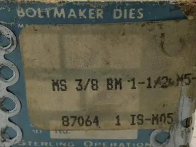 NEW STERLING DIE IS-M05-000XB3124