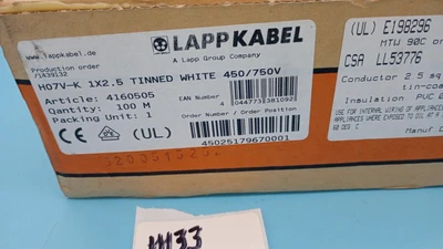 NEW LappKabel ["HO7V-K 1X2.5", "4160505"]