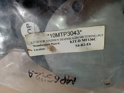 Kit-D for Madden Diaphragm Metering Pump, KIT-D MF136C