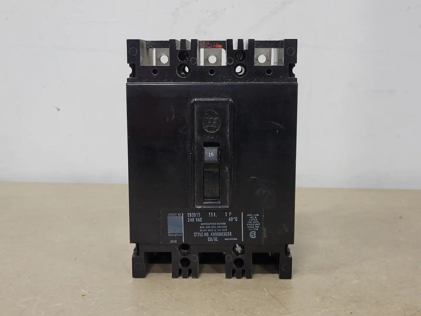 USED WESTINGHOUSE EB3015