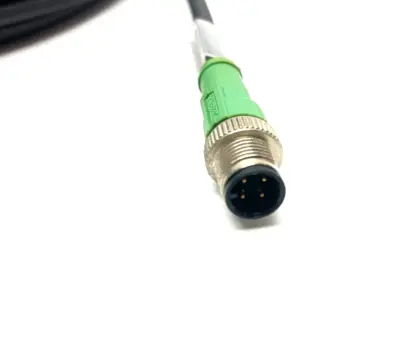 USED PHOENIX CONTACT DOUBLE ENDED CORDSET M12 4-POS. M TO F