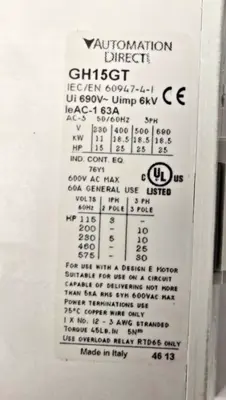 NEW AUTOMATION DIRECT 4654654645555