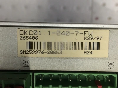 USED INDRAMAT DKCO1.1-04D-7-FW (3)-ECODRIVE AC-SERVO CONTROLLER