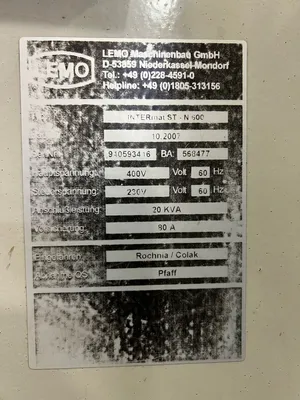 Used 2007 LEMO INTERMAT ST-N 600 HIGH SPEED AUTOMATIC WICKETER Bag Machines New York US | Mark One Machinery #1326565