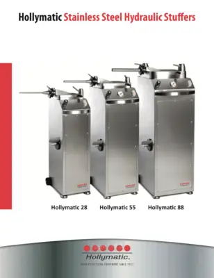 The Hollymatic 55 Hydraulic Stuffer 208/60/1