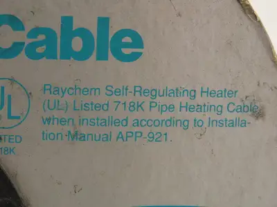 Raychem Winter Guard 718K Spool 2 Cond 60' Electric Pipe Heating Cable 3W 120V