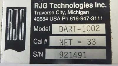USED RJG TECHNOLOGIES INC DART-1002 NET 33