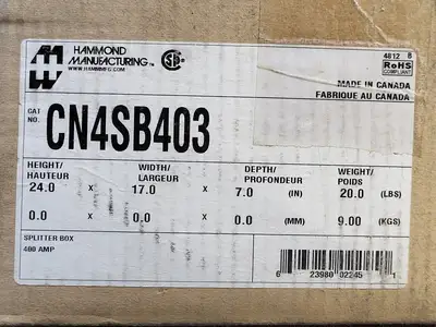 NEW HAMMOND MANUFACTURING CN4SB403