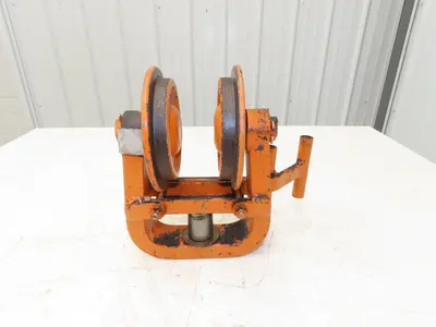 Cleveland Tramrail Underhung Bridge Crane End Truck H-1/2 Idler Head WA 5"Wheels