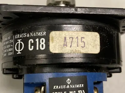 New | in-Stock KRAUS & NAIMER C18 A715 Miscellaneous Equipment (Electrical & Power) | Surplus Asset Holdings #1197733