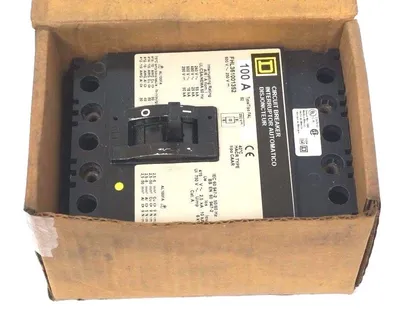 NEW SQUARE D FHL361001352 CIRCUIT BREAKER 100A, 3P, 600V