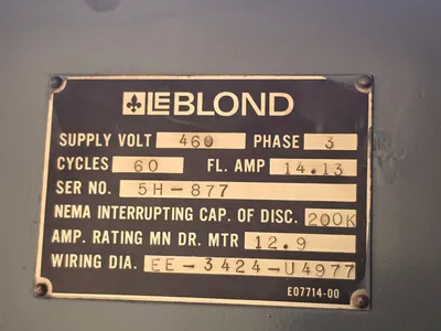 Used 1978 LEBLOND 24 Oil Field & Hollow Spindle Lathes Minnesota US | INTER-PLANT SALES #1324638