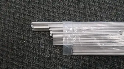 Titanium Welding Rods- Grade 1/2 (ERTi-1/ERTi-2), 1/8" x 36", 10 lb Pack