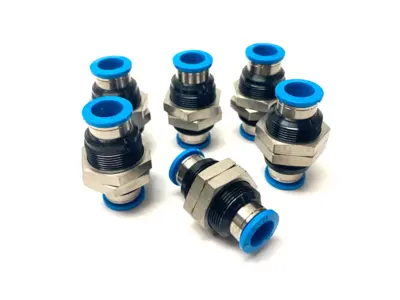 USED FESTO PUSH-IN BULKHEAD CONNECTOR 10MM TUBE