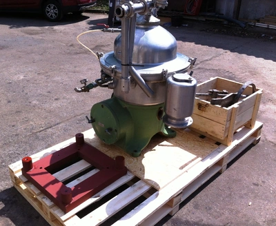 Westfalia SA 20-06-076 clarifier centrifuge, 316 SS.