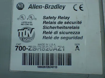 USED ALLENBRADLEY 700ZBR520AZ1