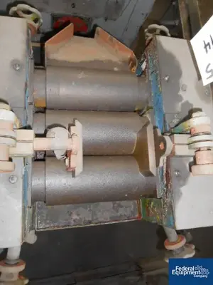 USED Keith Machinery Corp 4" X 8" KEITH THREE ROLL MILL
