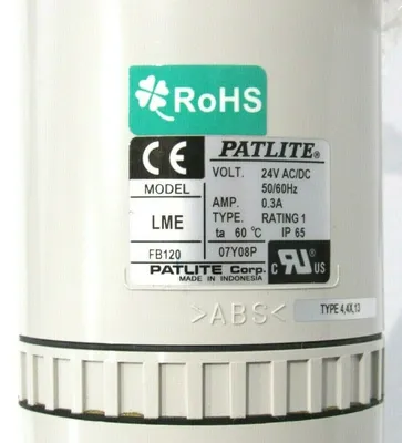 NEW PATLITE MODEL LME STACKLITE TOWER