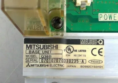 Mitsubishi - Melsec-Q - Model: Q38B - Base Unit 3E-9