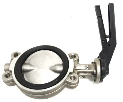 NEW MAX SEAL 53-SS-SS-SS-E-M-150 BUTTERFLY VALVE 6" 53SSSSSSEM150