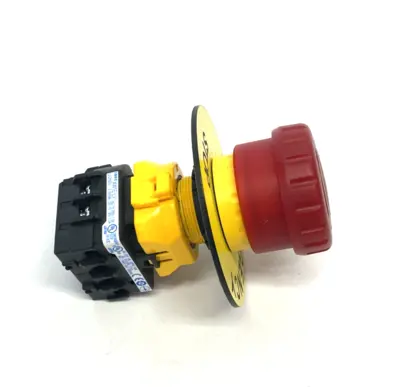 New | in-Stock IDEC Emergency Stop Pushbutton 22mm, Push-Lock, Illuminated Relays & Switches Michigan US | Maverick Industrial Sales #1410759