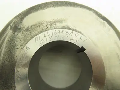 Centrifugal Pump Impeller 60mm Keyed Bore 203mm OD Steel