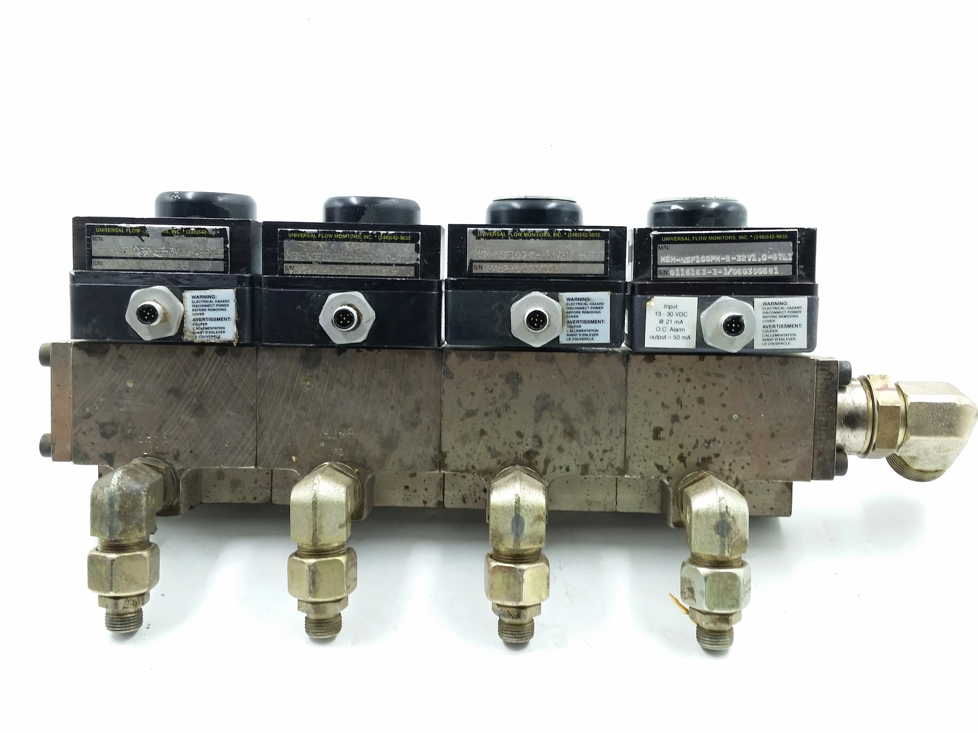 USED UNIVERSAL FLOW MONITOR MSM-NSF10GPM-B-32V1.0-GTLI