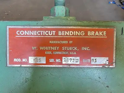 USED 1981 W. WHITNEY STUECK 816
