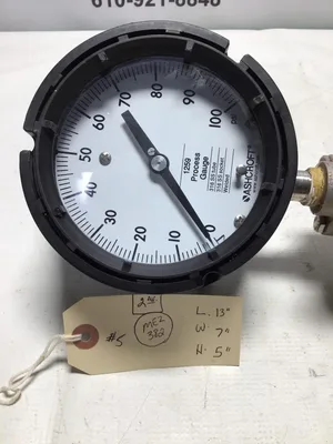 Ashcroft 1259 0-100 PSI Process Gauge;  316 S.S. Socket