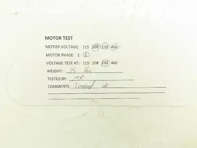 Rexroth 3 842 520 723 Gearmotor 12:1 Ratio .09kw 230V 3PH w/Bosch Swivel Pulley