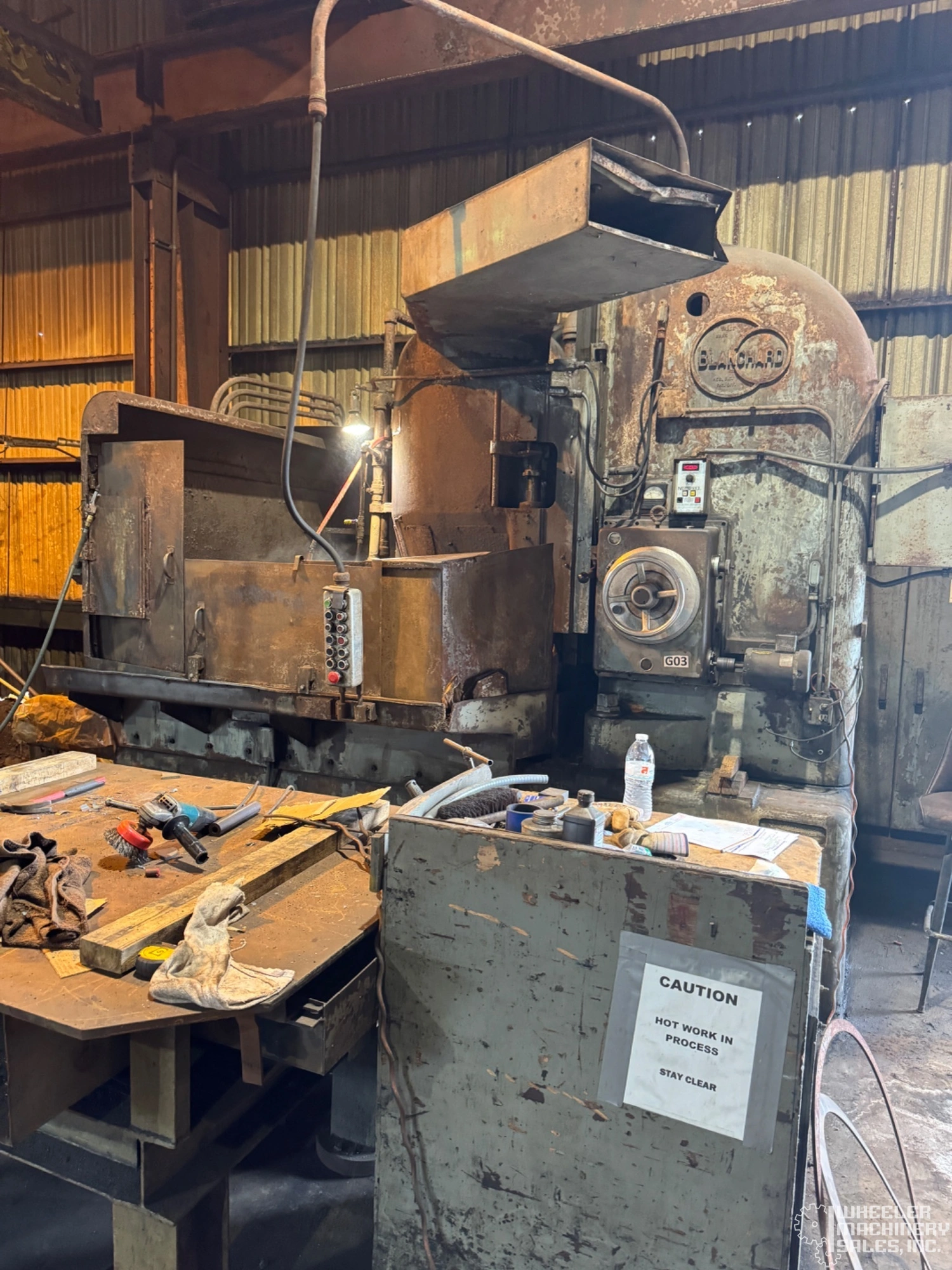 Blanchard 32-60 Rotary Surface Grinder 60" x 32" 100 HP #7818