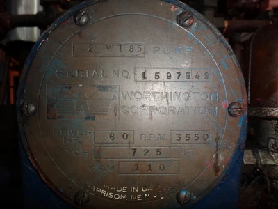 USED WORTHINGTON 2-WT-85