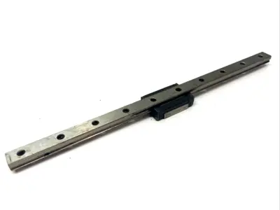 USED THK LINEAR GUIDE BLOCK W/ 190MM RAIL