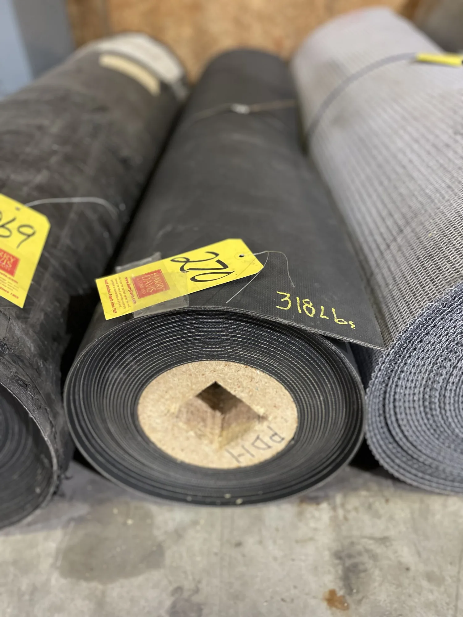 59.5” Smooth Textured PVC Conveyor Belt 4mm x 58′