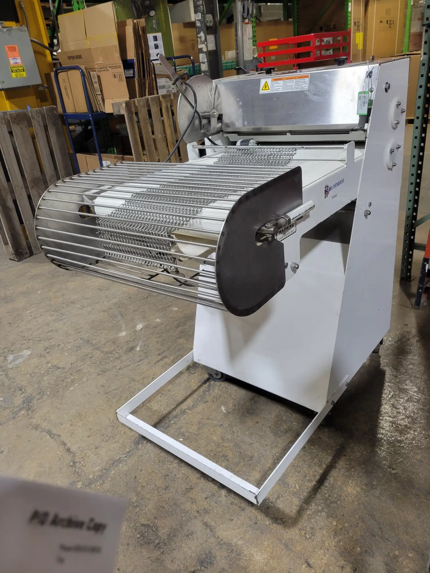 Used Oliver/Bloemhof 860L Bread Moulder. 1 Phase, 208 Volts