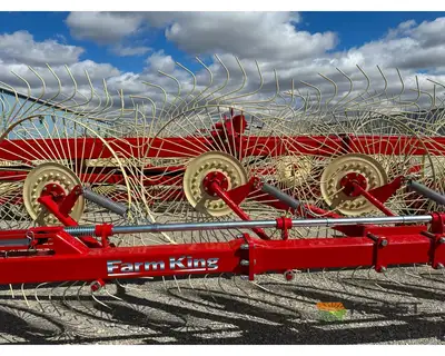 Used FARM KING TVR12 - 12 WHEEL Hay Rakes Iowa US | Keast Enterprises #1360463
