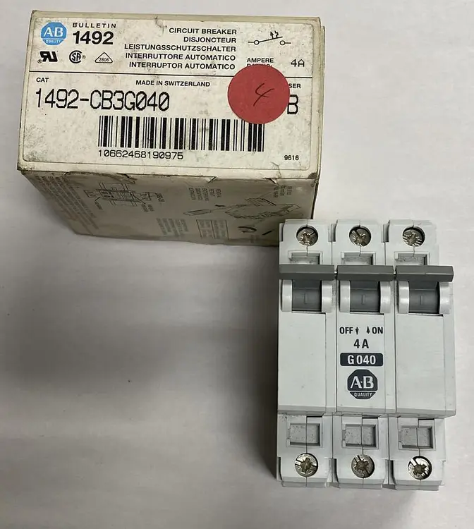 New | in-Stock ALLEN-BRADLEY 1492-CB3G040 Circuit Breakers | Surplus Asset Holdings #1188965
