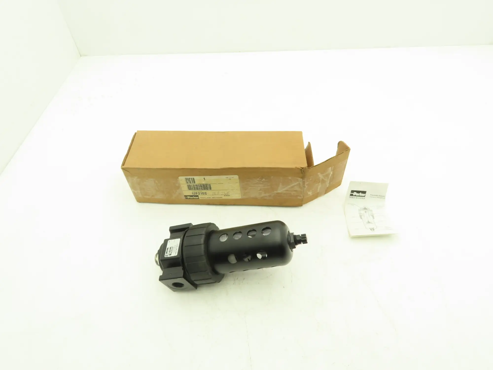 Parker 12F26E Pneumatic Air Line Lubricator 3/8" NPT