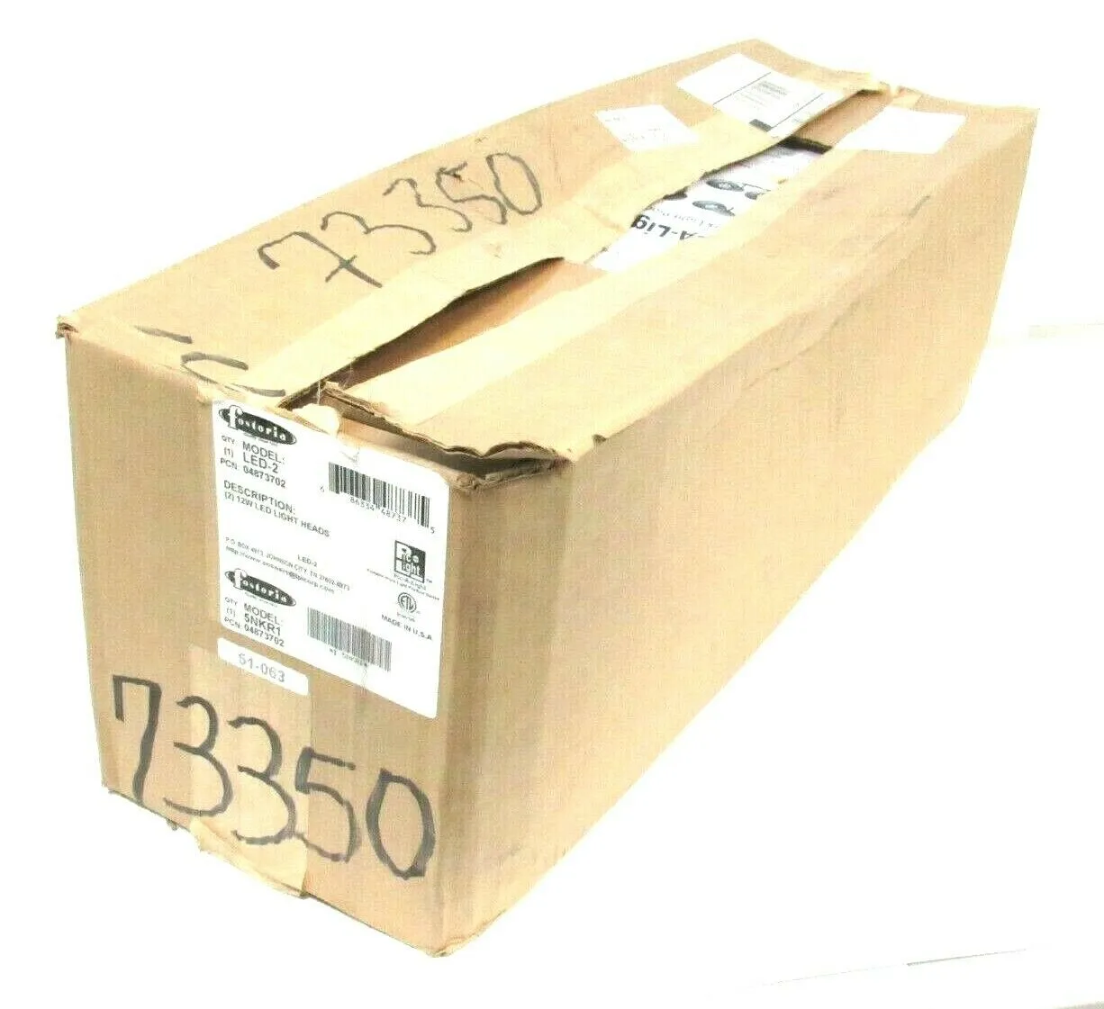 NEW FOSTORIA LED-2 04873702 5NKR1 12W LED LIGHT HEADS