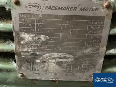 USED Littleford 73 Cu Ft Littleford Mixer, Model 73FKM 2000E, S/S