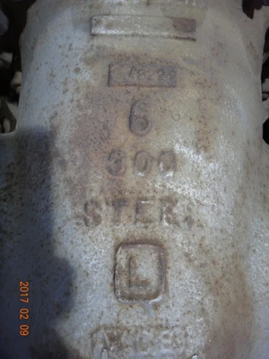 Lunkenheimer 6", Class 300, WCB, Gate Valve
