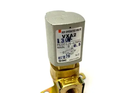 USED SMC AIR OPERATED PILOT VALVE 1/8" NPT PORTS