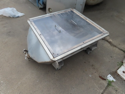 Stainless steel Bin, 36" x 36" x 15"
