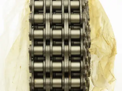 Diamond DMD-50-3R-10FT Riveted #50 Roller Chain 3 Strand 5/8" Pitch 10' Length