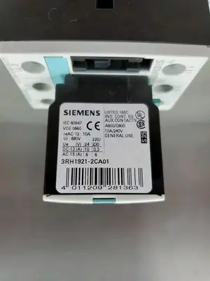 Siemens 3RT10253K..0 SIRIUS Contactor w/3RH19212CA01 Module. 4D48