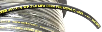 NEW PARKER 451TC-6-RL HYDRAULIC HOSE 3/8" 385 FT 451TC6RL