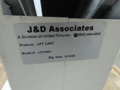 J & D Associates LCT0001 Load Cart for Vertical Carpet Rack Carousel