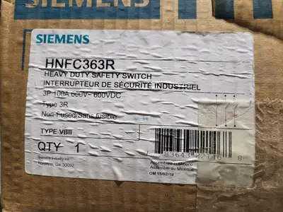 NEW SIEMENS HFC363R