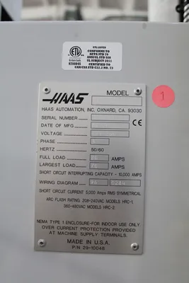 USED 2012 HAAS VF-8/40